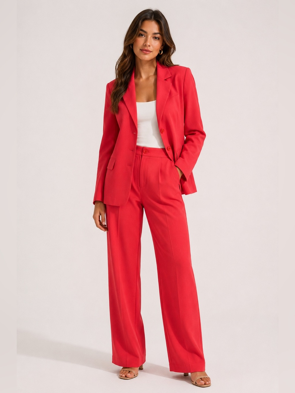 Mary McFadden Pink Pantsuit Sz. 14 NWT